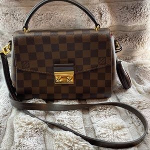 Louis Vuitton Damier Ebene Croisette Bag